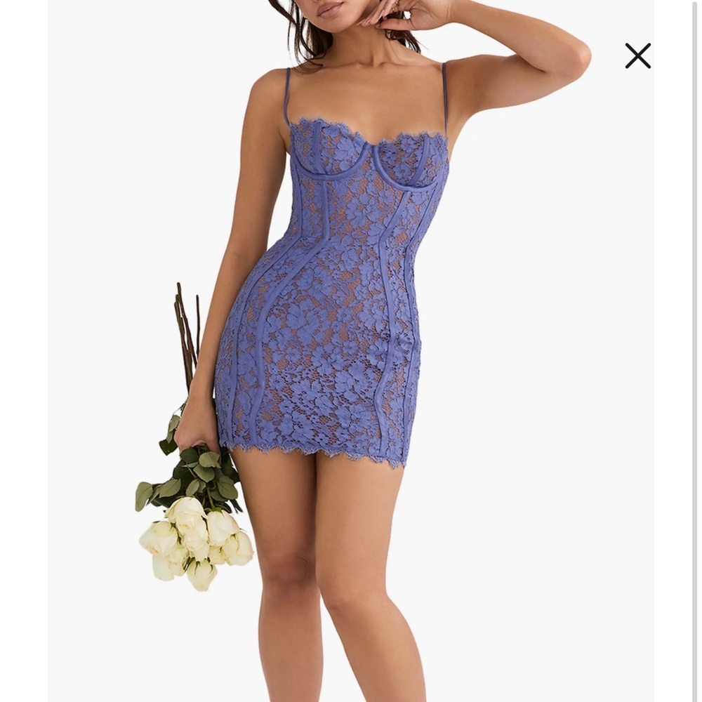 Lala Lace Underwire Cocktail Minidress